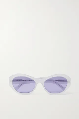 Givenchy - Cat-eye Acetate Sunglasses - Purple