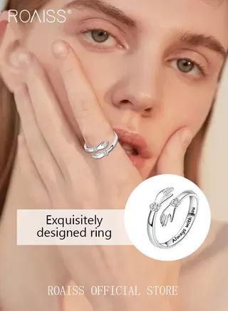 Adjustable Hug Ring Minimalist Modern Design Stylish and Trendy Couple's Matching Ring Unisex Design Adjustable Opening for Comfortable Fit Perfect Gift Idea 