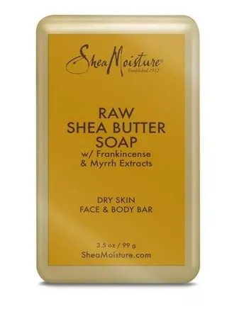 Shea Moisture Natural Butter Facial Soap Bar, 3.5 oz (99 g) 