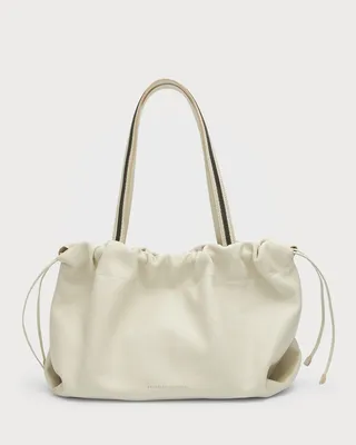 Medium Monili Napa Leather Tote Bag
