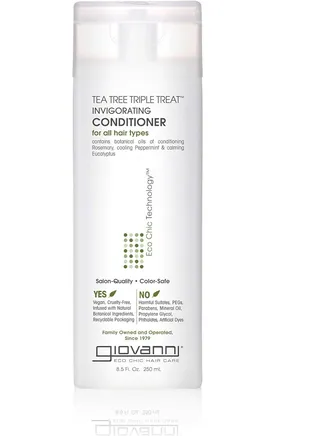 Giovanni Tea Tree Refreshing Conditioner - Triple Cleansing, Moisturizing & Refreshing Formula, 8.5 oz (Pack of 1) 