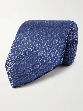 8.5cm Silk-Jacquard Tie