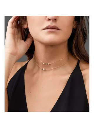 Gold Plated Pendant Necklace 
