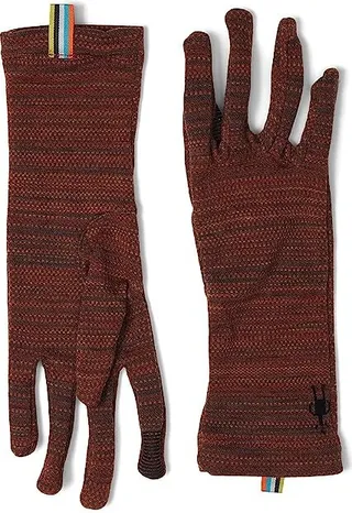 Smartwool Thermal Merino Pattern Gloves (Picante Heather Color Shift) Ski Gloves