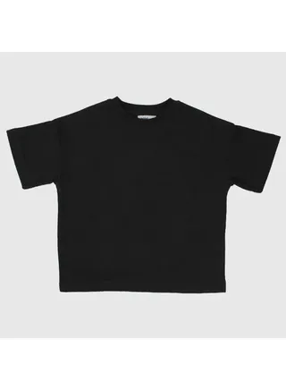Plain Black Short-Sleeved T-Shirt 