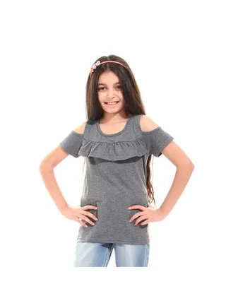 Girls Off Shoulder T-shirt 