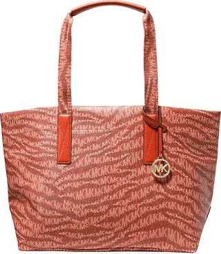 Large Monogram Coated Canvas Tote