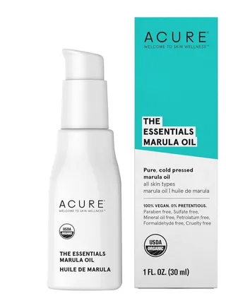 The Essentials by Acure USDA Certified Organic Marula Oil 