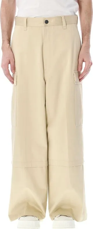 AMI Paris Wide-Leg Trousers