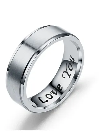 Fashionable Stainless Steel Ring For Unisex 