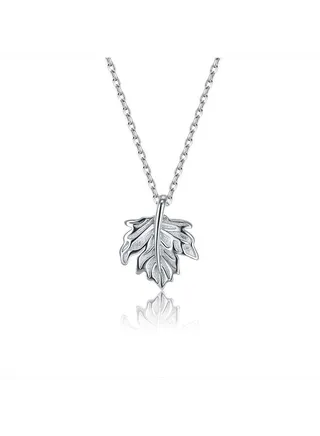 S925 Sterling Silver Crystal Studded Pendant Necklace 
