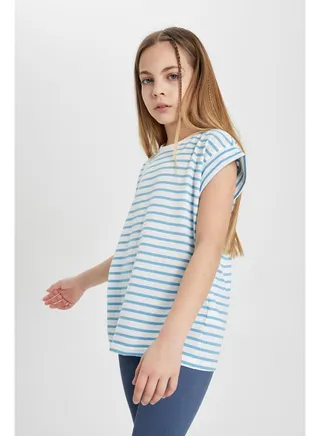 Girl Oversize Fit Knitted Short Sleeve Body 