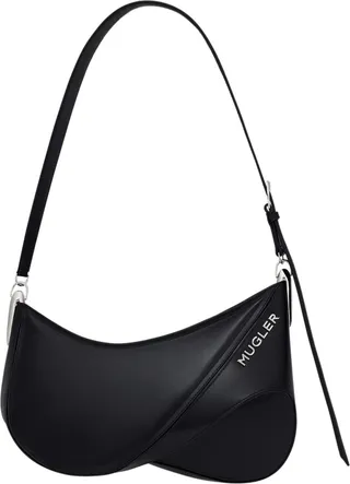 Large Spiral Leather Shoulder Bag