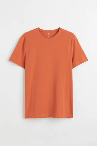 Slim Fit Round-necked T-shirt