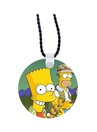 The Simpsons Wooden Pendant 