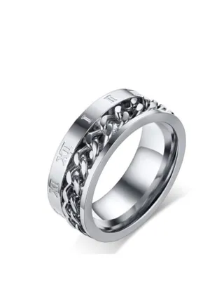 Roman Numeral Ring for Unisex 