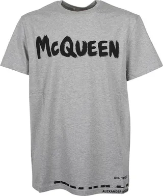 Alexander McQueen Logo Printed Crewneck T-Shirt