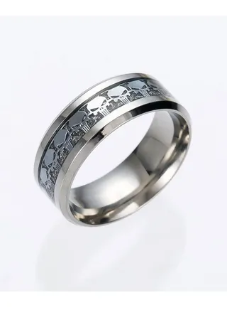 Stainless Steel Elegant Design Ring For Unisex 