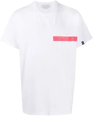 stripe detail T-shirt
