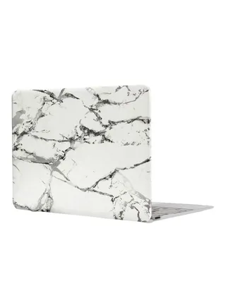Hard Case Cover For Apple MacBook A1534 12-Inch White/Grey 