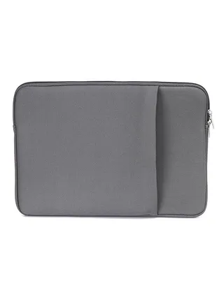 Zipper Pouch Case Cover For MacBook Air Pro Notebook Grey 