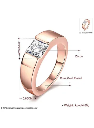 Fashionable Latest Shinny Simple Ring Kzcr142B10 