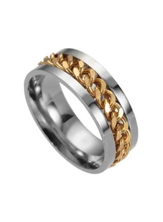 Chain Design Ring for Unisex 