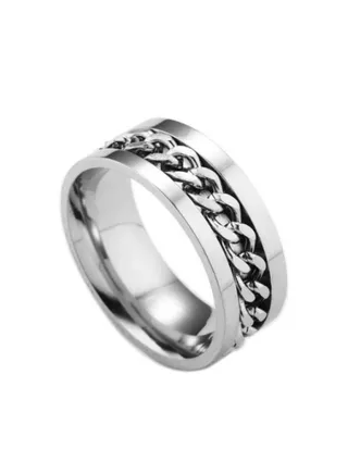 Chain Design Ring for Unisex 