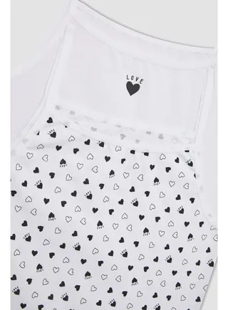 Girl Regular Fit Underwear Top - 2 Pack 
