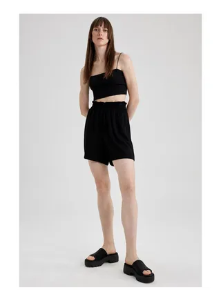 Woman Paperbag Woven Short 