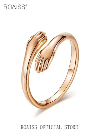 Finger Ring Hug Shape Adjustable Size for Men 