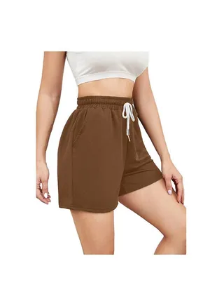 Plain Basic High-Rise Shorts 