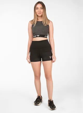 Black basic shorts 