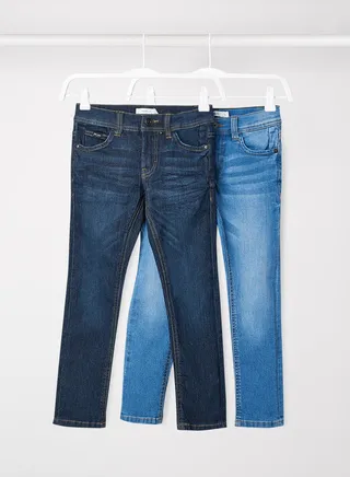 Boys Washed Jeans (Pack of 2) 