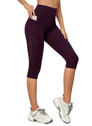 Plain Basic High-Rise Shorts 