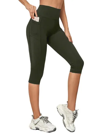 Plain Basic High-Rise Shorts 