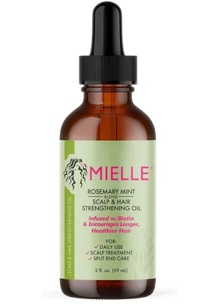 Mielle Organics Rosemary Mint Growth Oil Sulfate and Paraben Free 2 Ounces 
