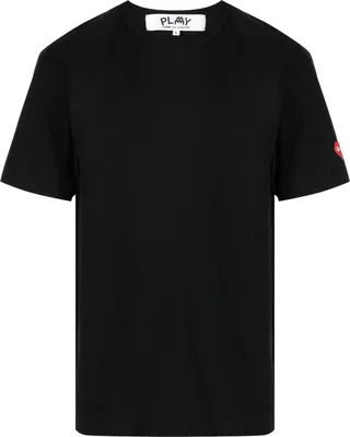 logo-patch crew-neck T-shirt