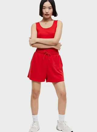 Ribbed Detail Vest Top