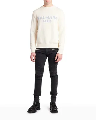 Men's Wool Logo Sweater
