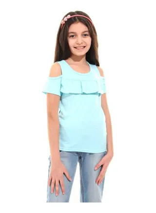 Girls Top with shoulder cuts 