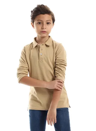 Boys Collared Neck Polo Shirt 