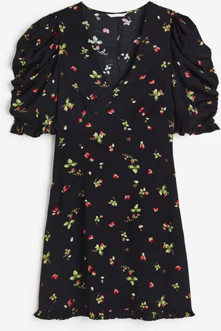 Ruffle-trimmed Dress