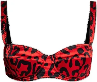 Dolce & Gabbana Leopard Print Bra