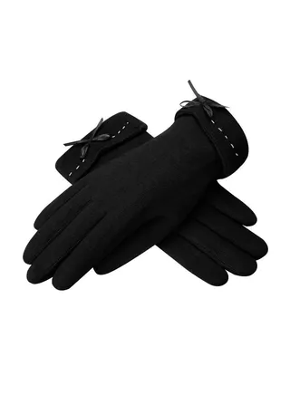 Women's Warm Plush Windproof And Cold Proof Lovely Gloves 