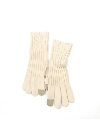 Women's Warm Plush Windproof And Cold Proof Lovely Gloves 