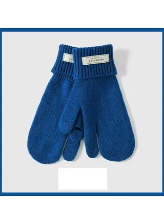 Women's Warm Plush Windproof And Cold Proof Lovely Gloves 