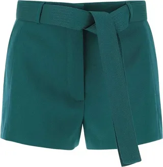 Lanvin High Waist Belted Shorts