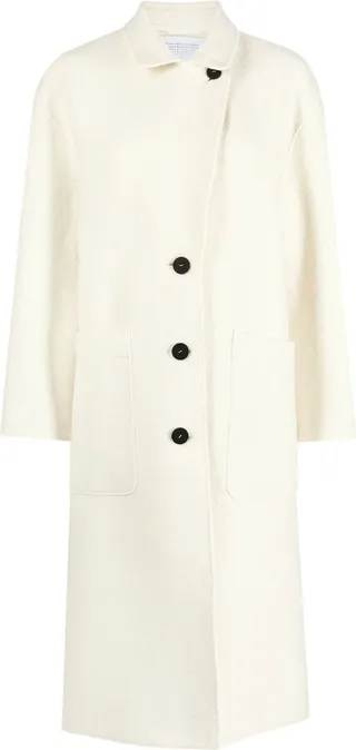 Single-Breasted Wool Coat