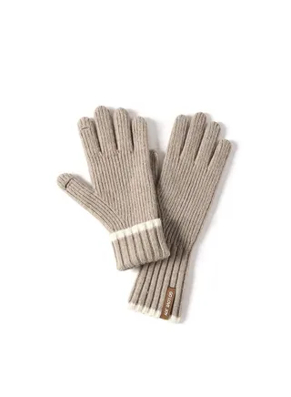 Women's Plush Thermal Knit Touchscreen Thick Gloves 